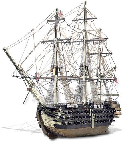 piececool 3D pussel metall krigsfartyg HMS GEWING, segelslagskepp 3D metallpussel för rostfritt stål, helt metall, 1:1 återställning, födelsedagspresent, modellbyggsats vuxna, 389 delar