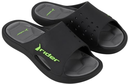 Rider Bay XIV Ad, Sandalias deslizantes Hombre, Black Grey Green, 44 EU