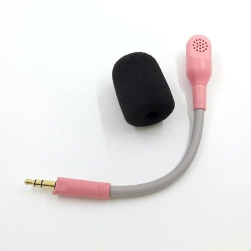 Replacement Microphone for Razer Barracuda X Gaming Headset, Noise-Cancelling Mic (Pink)