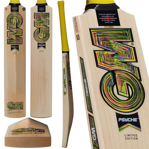 Gunn & Moore Psyche 606, Mazza da Cricket Gioventù Unisex, Naturale, Harrow Size for Players 163-168cm / 5' 4-5' 6