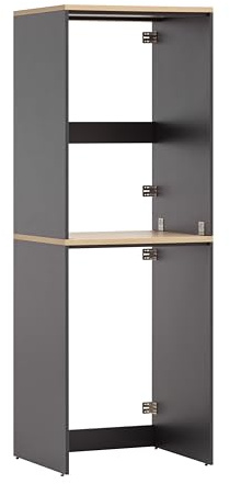Schildmeyer Solea 702010 Meuble Convertible pour Machine à Laver, Anthracite, 67,1 x 60 x 96 cm