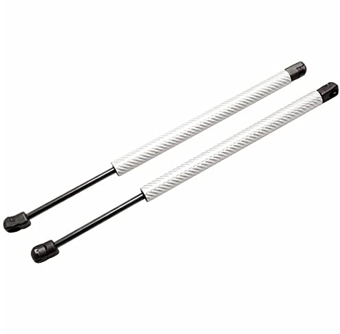 Puntales Gas para Maletero Capó Delantero para R8 2006-2015 Amortiguador Resorte Soporte Elevación Coche Varilla Soporte Brazos Cilindro Prop 646mm Muelle Neumático(Plata)