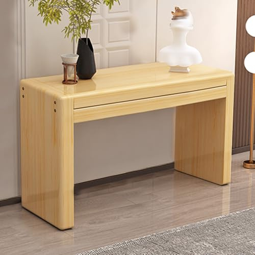 Panchetta da Ingresso Legno Massello Panca Fondo Letto Tavola Ispessita Panca Letto Stretto Robusto per Soggiorno, Cucina e Salotto, Montaggio Facile(31.49in/80cm)