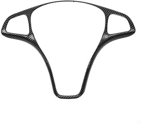Copertura per volante per Mercedes-Benz W213 W205 Classe C Classe E GLC 2014-2017, motivo in fibra di carbonio con rivestimento ABS, facile da installare, no