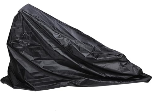 TOYANDONA Funda Protectora para Soplador de Nieve 33x58x52 Pulgadas, Cubierta Antipolvo y Anti-UV 420d Negra, Resistente para Equipos de Jardinería y Quitanieves de Exterior