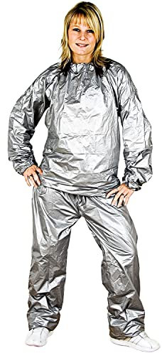 MOVIT Schwitzanzug, frei von Schwermetallen und Phthalaten, CTI geprüft, 2-teilig, Unisize, Sauna Suit