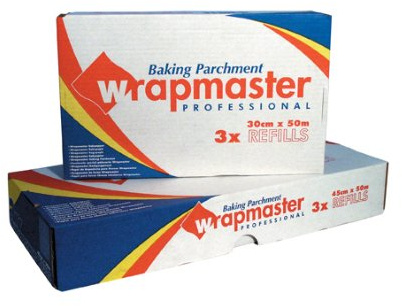 Wrapmaster Refill rolls Pack of 3 (30cm, Baking Parchment)