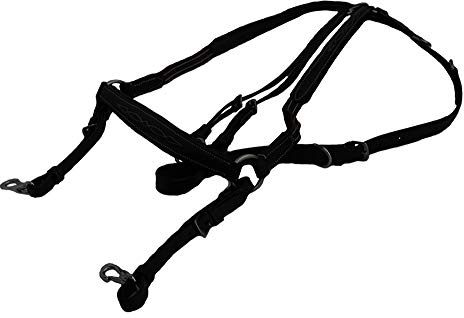 Rhinegold 0 Elegance Stitched Breastplate-Cob-Havana Vorderzeug