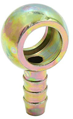 sourcing map 10mm ID Schlauchkupplung 18mm Hohlschraube Bremsleitung Adapter für Motorrad Auto