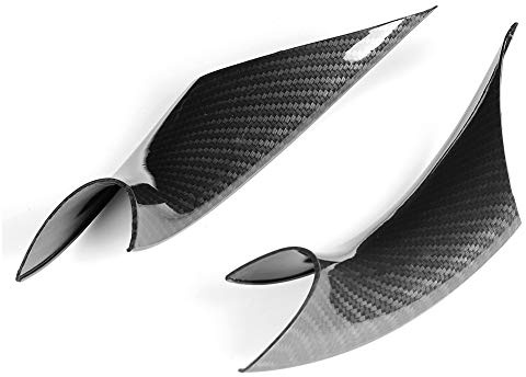 Terisass Interior Door Handle Cover Panel Car Door Pull Handle Decoration Trim 2pcs Carbon Fiber Style Fit for 3 Series 4 Series F30 F80 F82 F33
