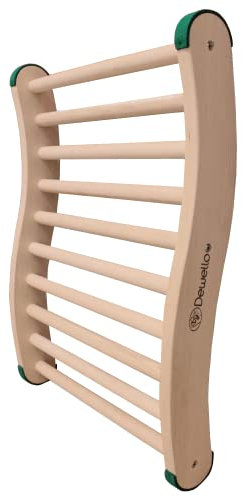 Dewello® Sauna Rückenlehne Rückenstütze aus Hemlock-Holz, ergonomisch geformt, Anti-Rutsch Enden, Holz Lehne Saunazubehör