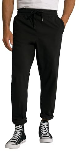 JP 1880 Herrslip-on-byxor, Flexnamic byxor, svart, 4XL