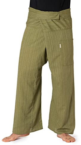 PANASIAM Fisherman Pants lini, Olive, XL