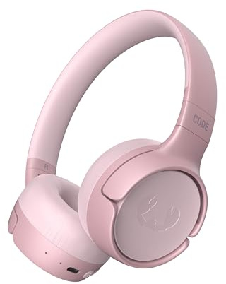 Fresh 'n Rebel Code Fuse, Bluetooth-Kopfhörer on-Ear, kabellos, 30 Stunden Spielzeit, mit Mikrofon und Sprachassistent, Lautstärkeregler und Wiedergabe/Pause-Tasten, faltbar (Smokey Pink)