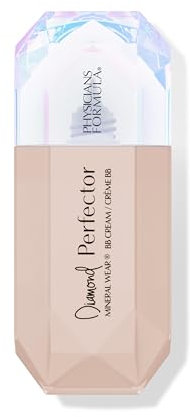 Physicians Formula Mineral Wear Diamond Perfector BB Cream, Tinte Hidratante con Extracto de Diamante y Vitamina E, Cobertura Ligera, Acabado Luminoso, Fair to Light