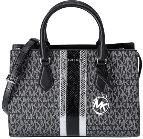 Michael Kors Sheila Damen Umhängetasche Medium, Schwarz Schwarz