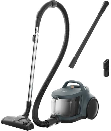 Electrolux Clean 300 Aspirapolvere a Traino Senza Sacco EL31C2OG, Tecnologia ciclonica potente, Filtro a 4 stadi, Spazzola multifunzione Combifloor, Capacitá 2L, Silenzioso 78 dB, Colore Verde Oliva