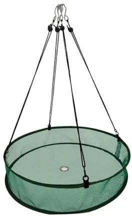 Sharplace Vogelfutter-Auffangschale, Hängeschale Ring Auffangschale, Gartenzubehör, praktischer Vogelfutter-Reifen, hängender Vogelfutterspender für den Hof, Hinterhof, draußen, Grün