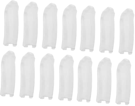 MOTHNUR 150pcs Cloth Finger Cots Disposable Breathable Finger Cover Fingertip Cover for Typing and Light Work Soft Material