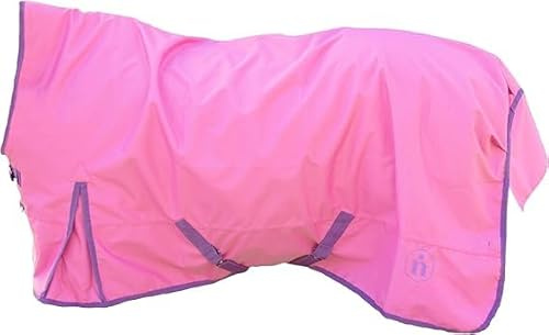 Regendecke Ripstop 1200d Wasserdicht high-Neck (Pink 01 - Violett 01) (125 cm)