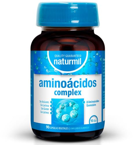 Aminoacidos Complex, Formula Vegetal Completa, 90 Capsulas Dietmed | Vegetales, Aminoácidos Esenciales, Lisina, Leucina, Isoleucina, Valina, Treonina, Metionina, Histidina y Fenilalanina