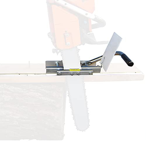 Granberg Portable Chainsaw Edging Sawmill, G555B-24 Inch Alaskan (Mini Mill) Premium Timber Log Cutting Attachment Machine - Wood Cutter Tool Accessories Guide - Manual Milling Wedge Tools - Rail bars | For 50 to 70 cc or Larger Saws, Solid Steel Bar Required, Pressure Bolts Mount to Bar, Includes Wood Screws and Forming Nails