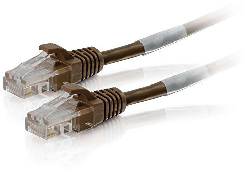 C2G 5M Brown Cat5e Ethernet RJ45 High Speed Network Cable, LAN Lead Cat5e Unshielded PVC UTP Patch Cable