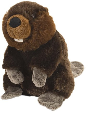 Wild Republic Cuddlekins Mini Castor, Animal en Peluche, 20 cm, Cadeau pour Bébés, Peluche Écologique, Rembourrage Fabriqué à Partir de Bouteilles d’Eau Recyclées