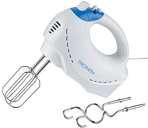 Triomph ETF2121 - Batidora de mano, 200 W, color blanco y azul
