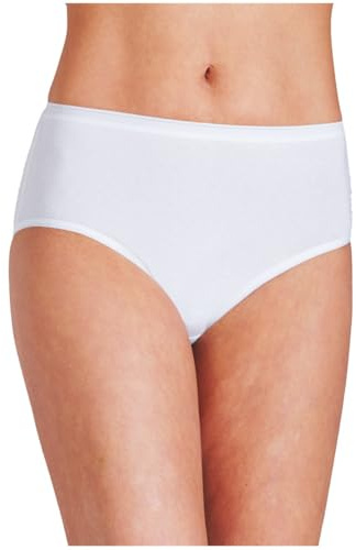 Pompadour Damen Taillenslip 5er Pack Größe 42, Farbe weiß
