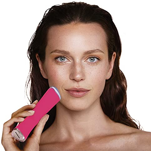 FOREO ESPADA Appareil traitement de l'acné par lumière LED bleue, traite les cicatrices d'acné, élimine les boutons et l'acné, nettoie et purifie la peau, silicone de qualité médicale.