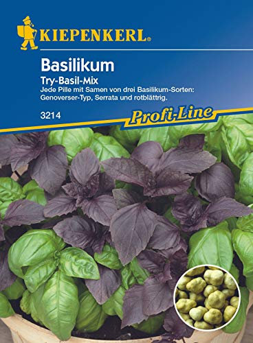 Basilikumsamen - Basilikum Simply Herbs Try-Basil-Mix von Kiepenkerl