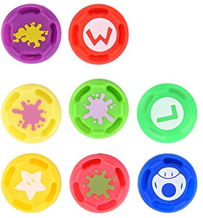 Bewinner 8 stücke Joystick Thumb Stick Grip Abdeckung für / / ONE / 360 Griff, Ersatz Silikon Analog Controller Abdeckung für Pro, bequem für Spiel