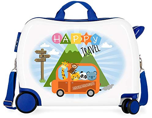 Roll Road Little Me Happy Ride-On Suitcase 2 Multi-Direction Spinner Wheels