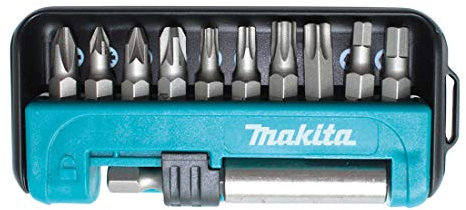 Makita D-65006 Bit-Set 11-teilig, Bits PH, PZ, Torx, H, Bithalter