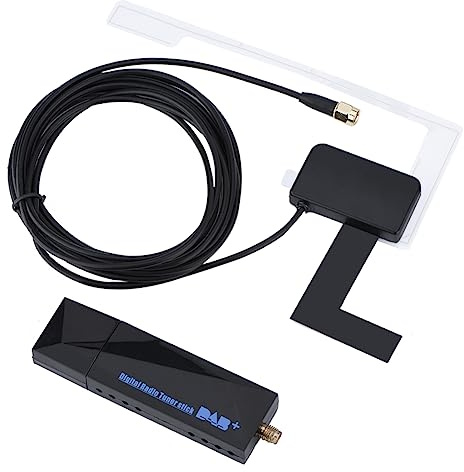 Lazmin Car Kit DAB/DAB + Digital Radio Antennenempfänger, DAB DAB + Box Radio Empfänger Adapter USB Port mit Antenne für Android