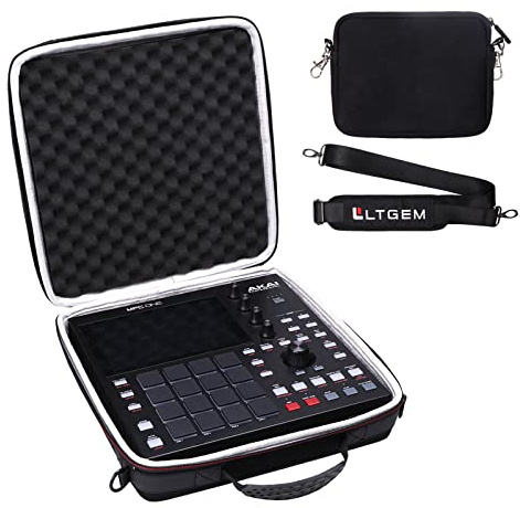 LTGEM Hard Case for Akai Professional MPC One+ MPC One, Travel Protective Carrying Storage Bag with Shoulder Strap and Pouch