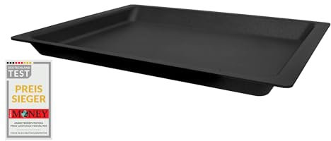 AMT Gastroguss Backplatte/Ofenplatte, 447 x 340 mm, 30 mm hoch, Aluguss (Aluminium), Lotan® Antihaft-Beschichtung, Nicht-Induktion, Backen in der nächsten Generation, AMZN-OP3447