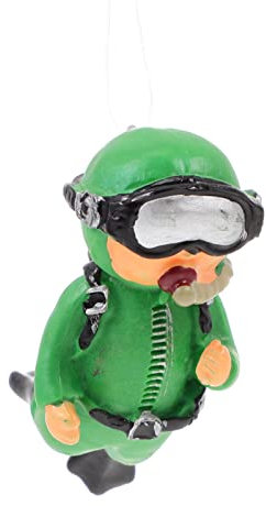 POPETPOP Aquarium Ornamente Fisch Tank Taucher Modell Taucher PVC Sicher Taucher Fisch Tank Zubehör Unterwasser Landschaft Prop