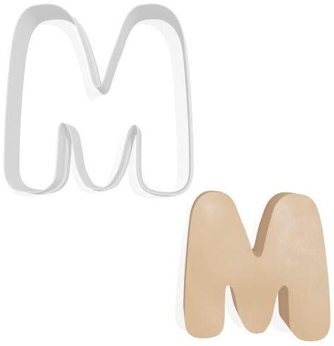 Cortador de Galletas Letra M - 3 Tamaños