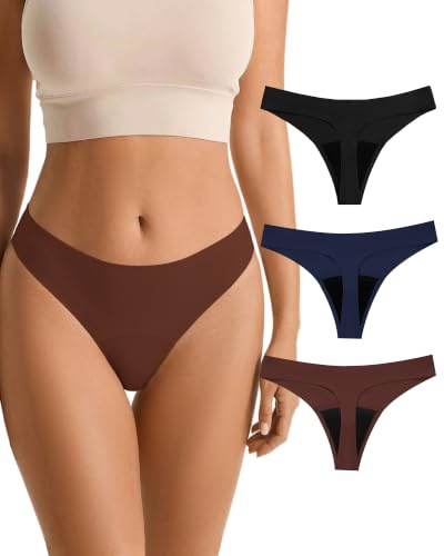 SHARICCA Perioden Unterwäsche Thongs Unterhosen Absorbierend Menstruation Sporty Unterwäsche für die Mädchen Periode