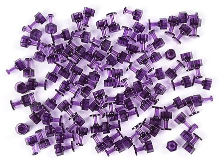 Midiar Hagel Nr. 5 Klebeadapter Set lila, 100 Stück, Größen: 6-8-12mm, für Hageldellen, spitzige Hageldellen, PDR
