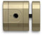 Serratura elettronica invisibile ad alta sicurezza int_LOCK PRO. Finitura ottone opaco.
