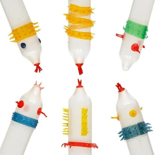 10 x Attractive Dotted Condoms Sex Adult Sensitive Orgasm Ribbed Stimulate Vagina Thin Condom Sex Toys for Men