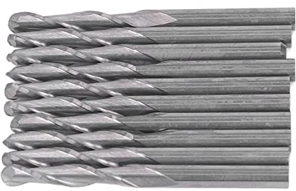 Kugelkopffräser-Set, 1/8-Zoll-Hartmetall-Kugelkopffräser, Kugelkopffräser, 1 Kugelfräser, CNC-Fräser, HSS-Spiral-Kugelfräser Zum Gravieren, Schruppen von Holz