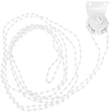 MAGICLULU Jalousien Jalousien Rollo-kupplungshalterung Kette Kordel Kupplung Beschläge Für Rollos Zieht Perlen Gardinenkette Hardware Weiß Reißverschluss Rom