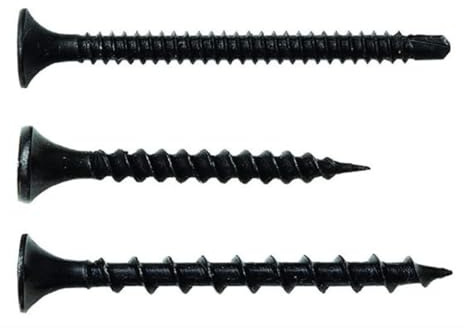 VIDASCOM 3,5x25 bis 3,5x50 Rigipsschraube Trockenbauschraube Schnellbauschraube Bohrspitze/Feingewinde/Grobgewinde (1000, 3,5x25 Grobgewinde)