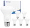 OLEVOLT E27 LED Lampen R63 Dimmbar Warmweiss 3000K, 7W E27 LED Reflektor Lampen Birnen Ersatz Halogenlampen 60W, R63 Reflektor E27 LED Glühbirne,LED E27 Leuchtmitte, 6 Stück