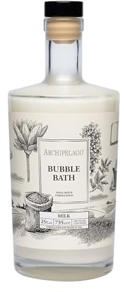 Archipelago Botanicals Luxury Milk Bubble Bath, Daily Body Wash, Moisturizing and Hydrating Gentle Bubble Bath, Helps Refresh, Restore and Soothe All Skin Types, 25.0 fl oz