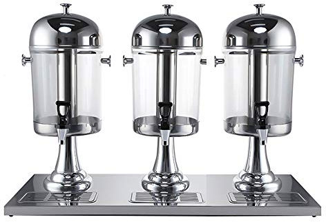 Stainless Steel Cold Drink Dispenser Heavy Duty Commercial Beverage Juicer Dispenser for Bars Hotels 8L 16L 24L Capacity